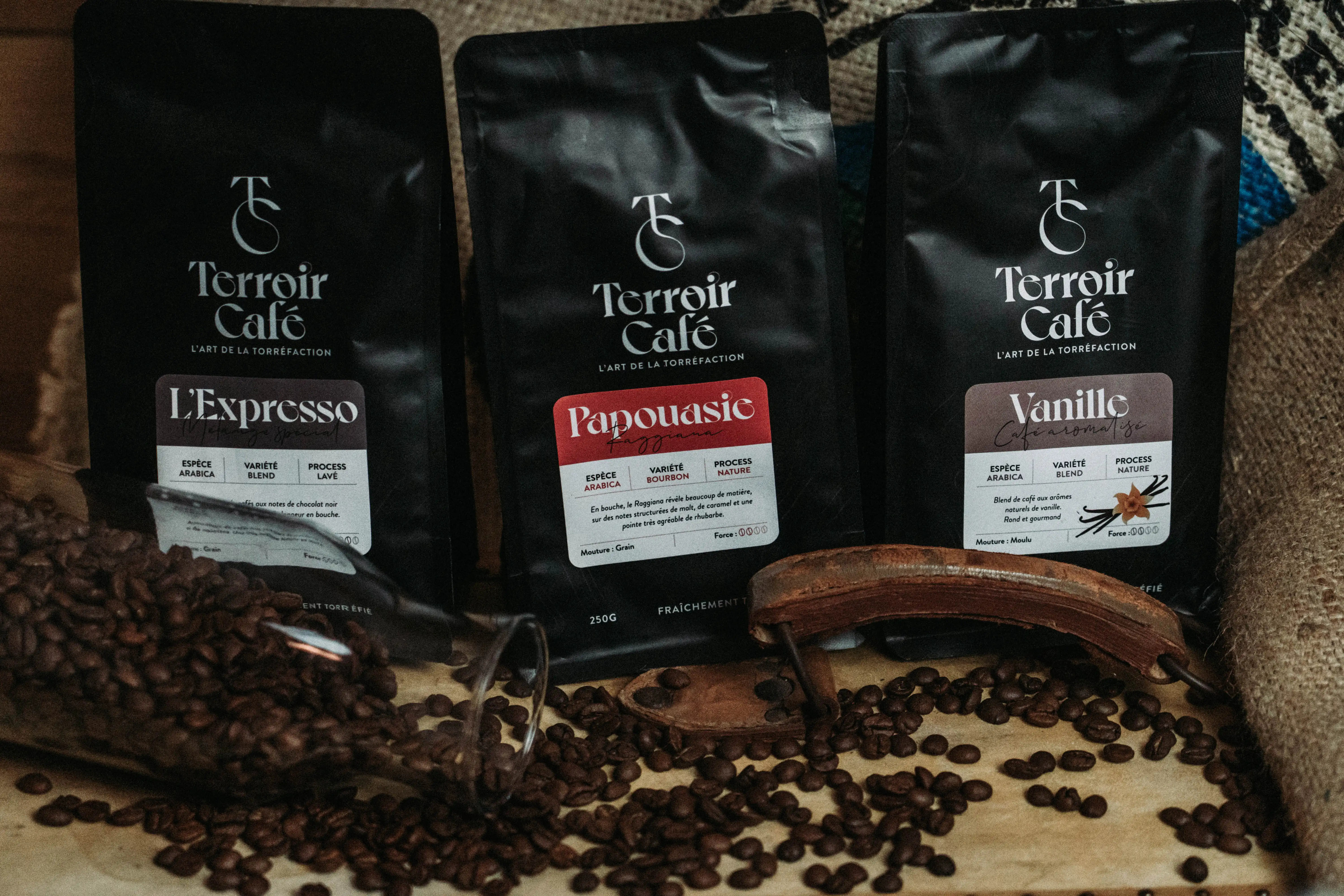 Terroir café : Nos cafés aromatisés 