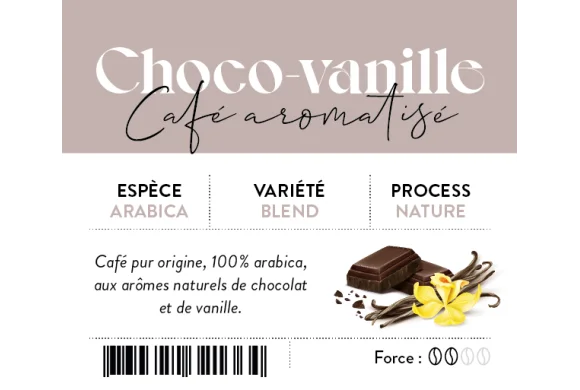 Terroir café : Café aromatisé - Choco-vanille