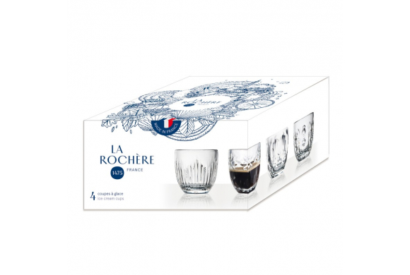 Terroir café : Coffret de 4 tasses unies - La Rochère