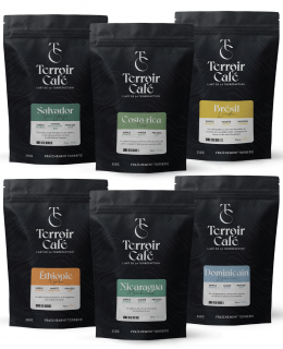 Coffrets cadeaux - Packs de découverte - En grains ou moulu - Terroir Café