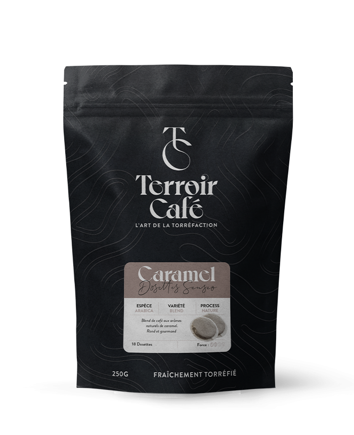 Terroir café : Dosettes - Caramel