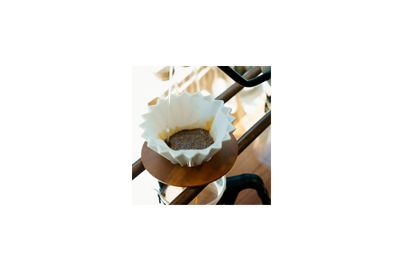 Terroir café : Origami - Support en bois